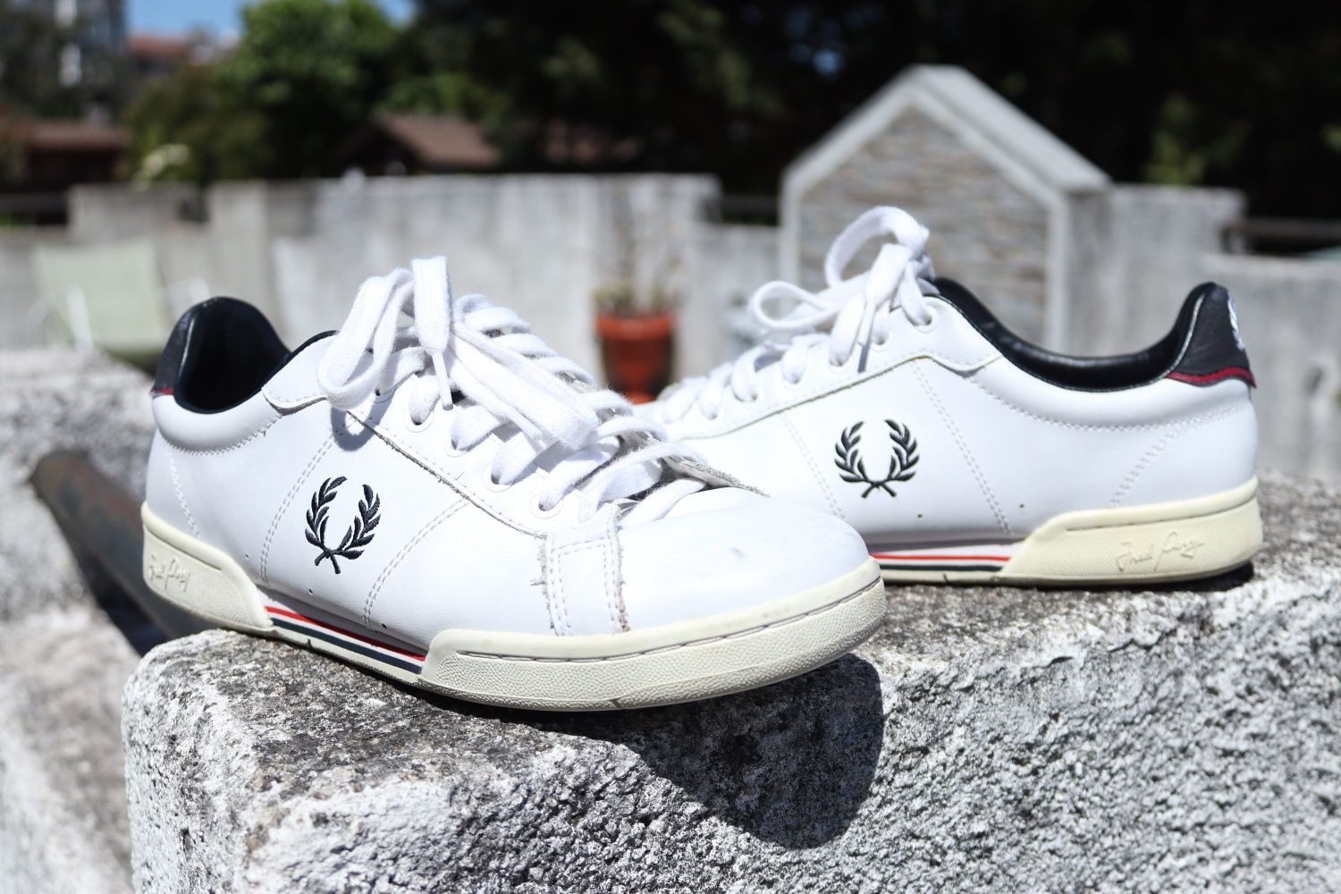 Sapatilhas Fred Perry usadas