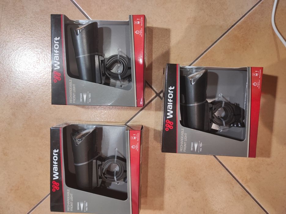 Велоліхтар акумуляторний Walfort® фанарь ліхтар фара для велосипеда
