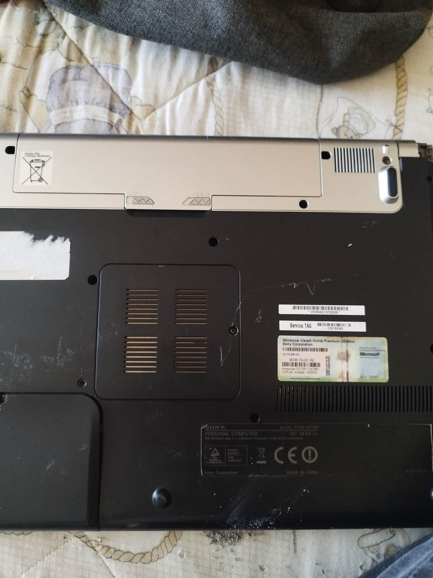 PC portátil Sony vaio