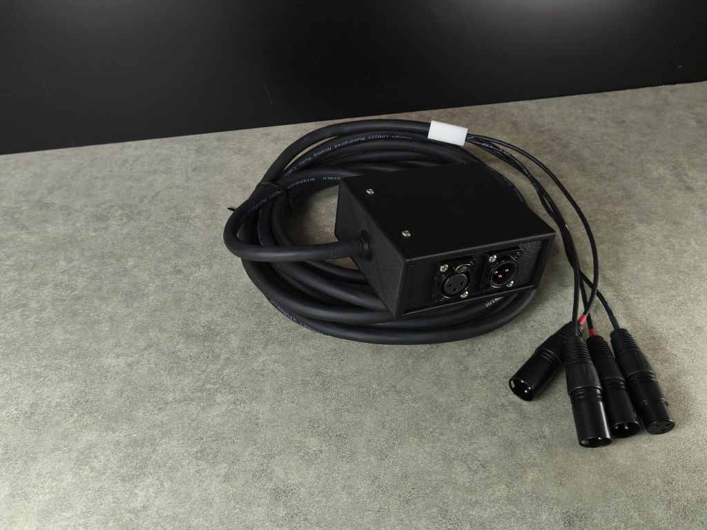 Kabel sceniczny multicore wieloparowy pyta 4 kanały personalizowany