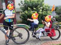 Przyczepka Weehoo I-go i fotelik przedni Weeride - zestaw.