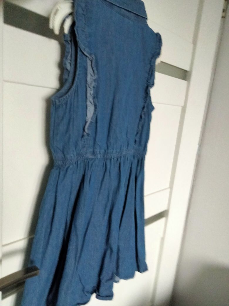 Sukienka jeansowa r.110