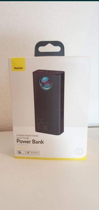 Павер банк Baseus 30000mAh 65W. Підійде для ноутбука та роутера