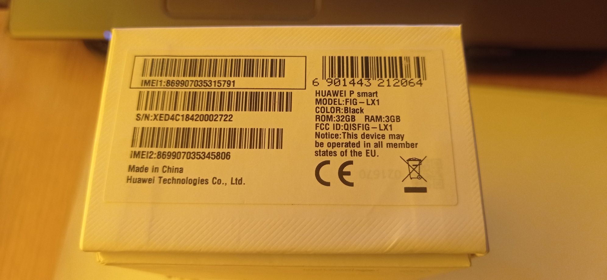 Huawei P Smart FIG- LX1