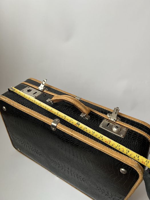 Чемодан шкіряна валіза сумка саквояж СРСР СССР вінтаж мос штамп