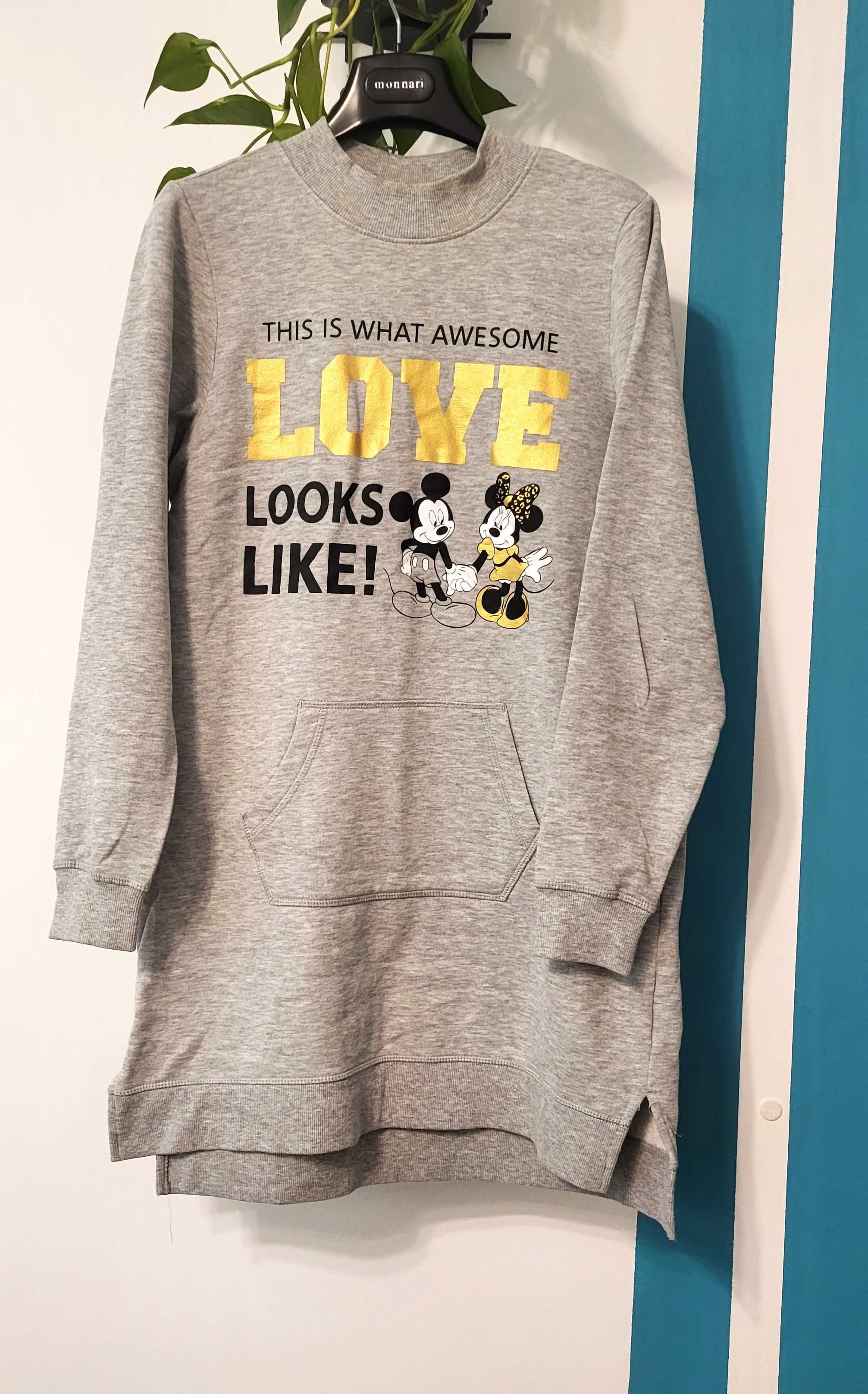 Bluza tunika Disney Myszka Miki jak nowa S-M