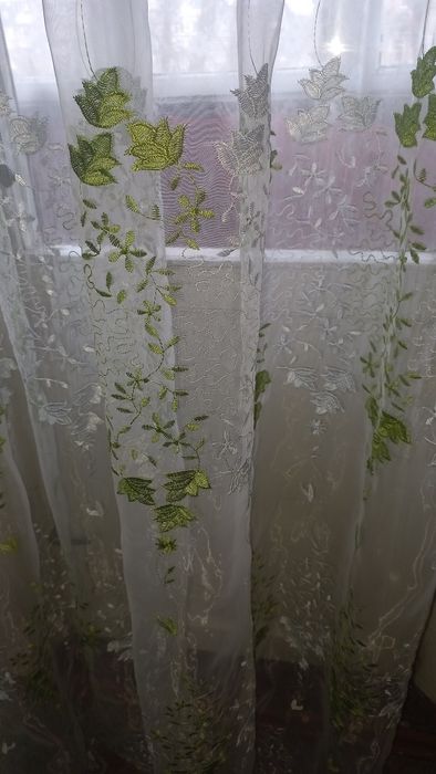 Ламбрекен и тюль комплект