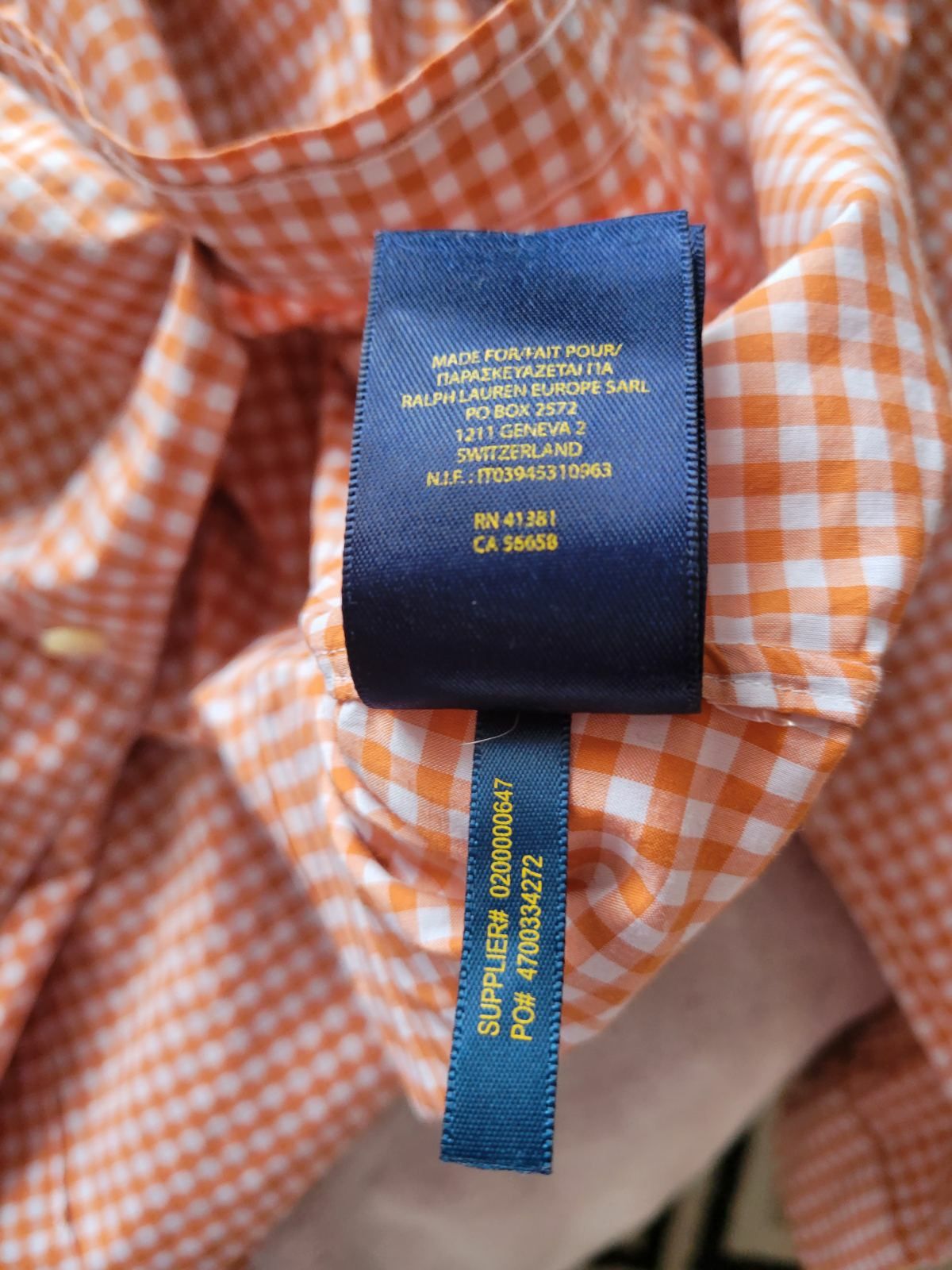 Дитяча сорочка Ralph Lauren polo рубашка детская коттонова поло