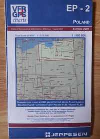 Mapa lotnicza Polski