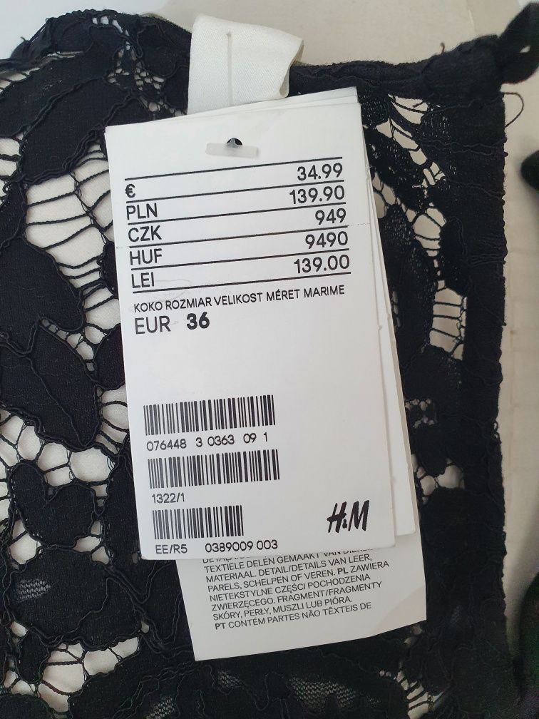 Nowa czarna sukienka h&m