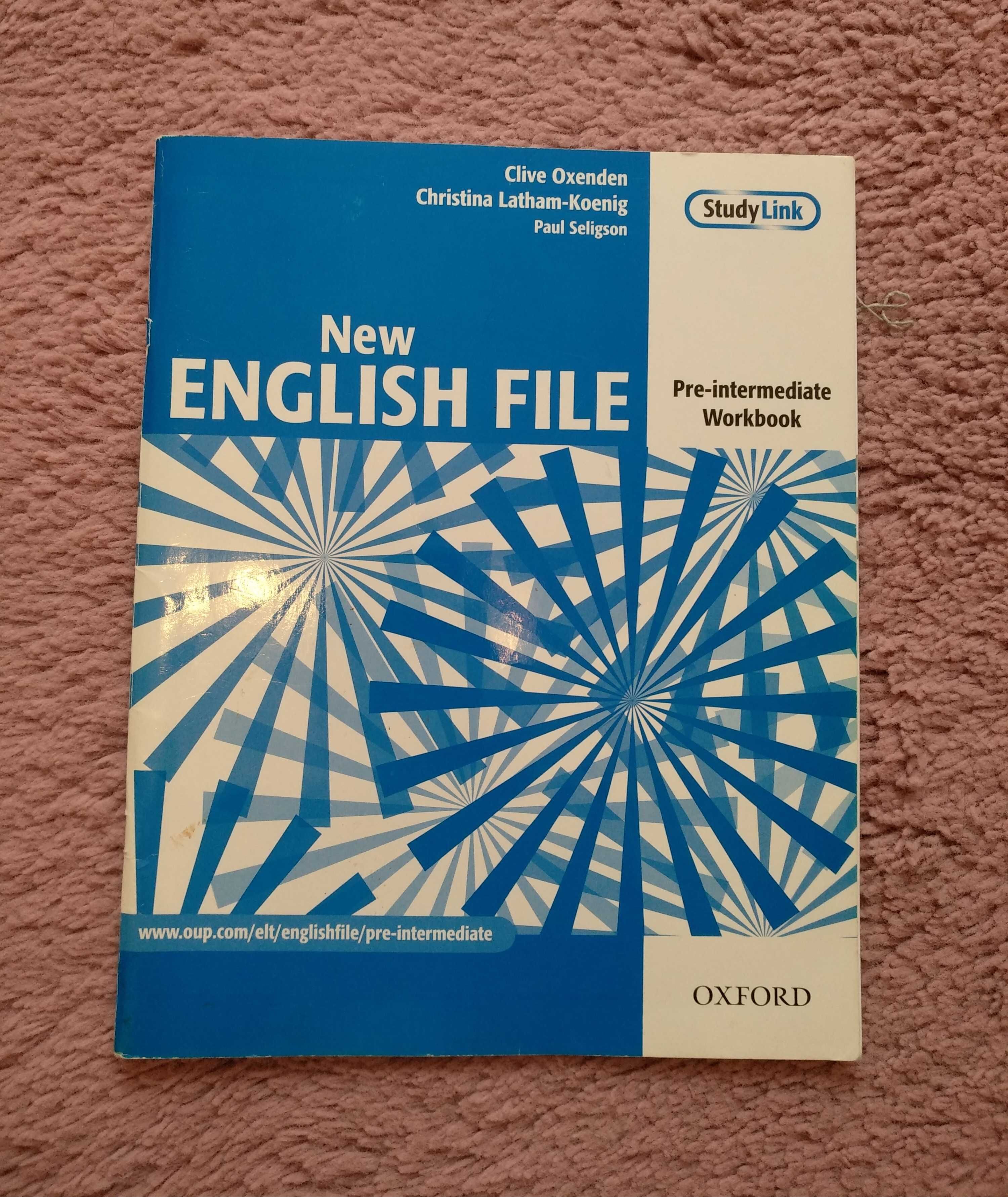 New English File Pre-intermediate książka płyta uzupełnione ćwiczenia