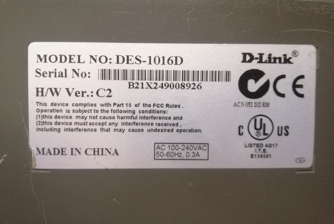 Свитч D-Link, TP-Link