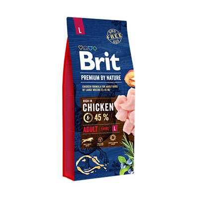 Корм для собак Brit Premium Adult L, 8 кг