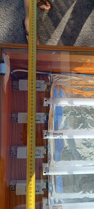 Mesa de luz para abrir/revelar quadros serigrafia