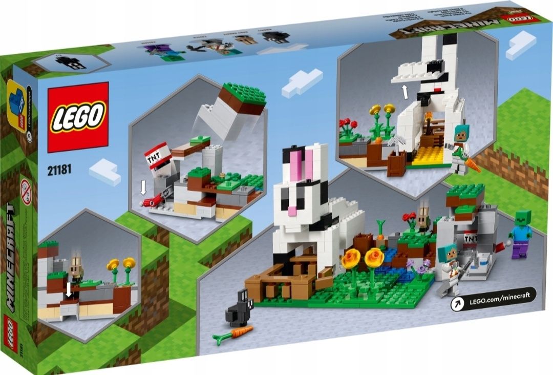 LEGO Minecraft 21181 Królicza farma