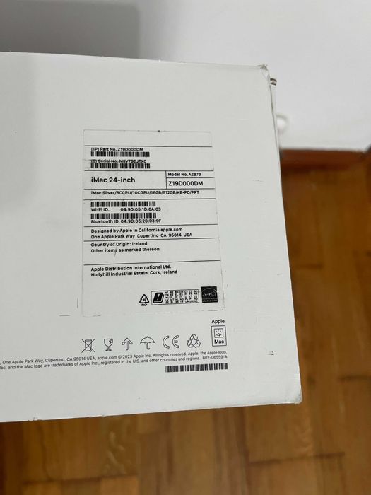 iMac 24" - Caixa Original Vazia