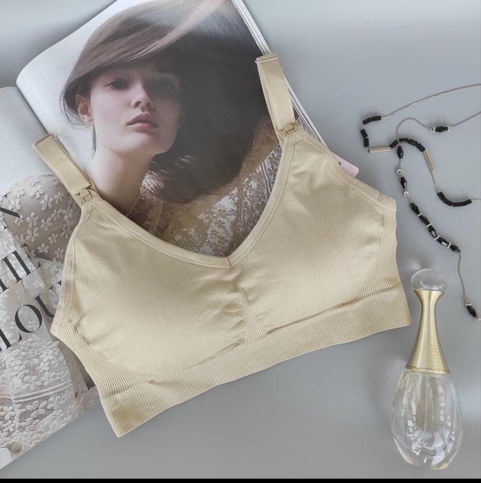 Бюстгальтер-топ для годування та вагітних безшовний