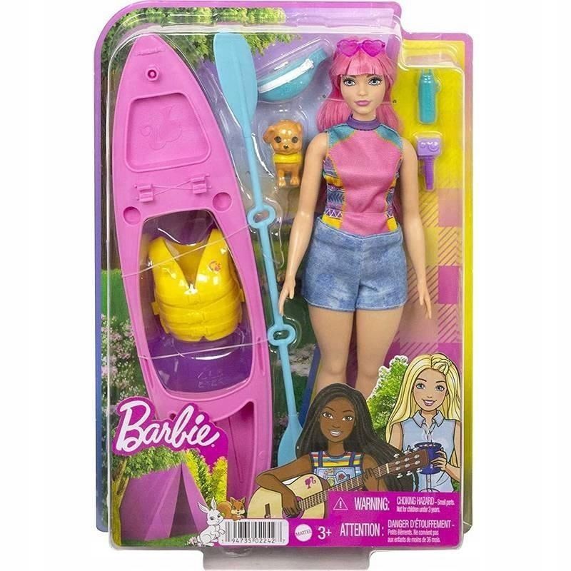Barbie Daisy Na Kempingu Lalka+kajak, Mattel