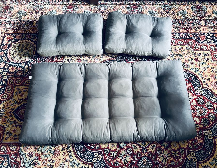 Poduszki na lawke, meble paletowe