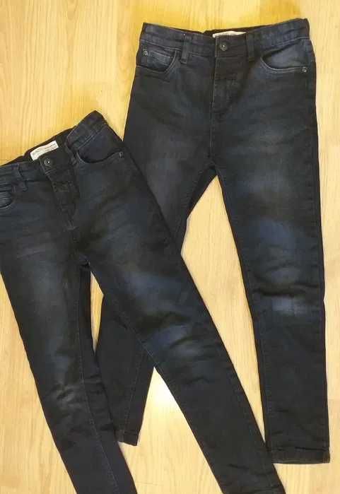 Spodnie chłopięce, jeansy slim, bliźniaki 128, 5.10.15.