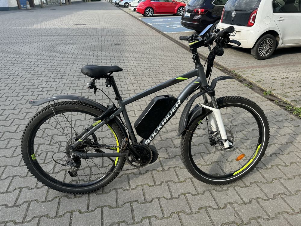 Rower elektryczny E-Bike Rockrider ST 520 rozmiar M , bafang 500w 20aH