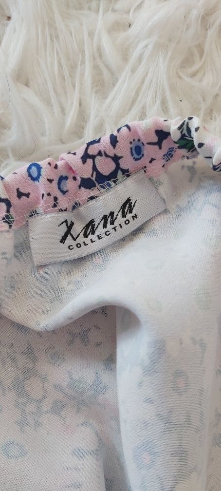 Sukienka letnia varlesca w kwiatki kwiaty krótka mini wiązana