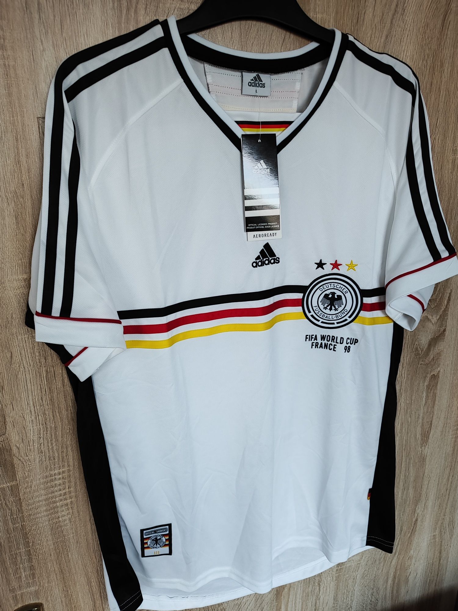 Koszulka piłkarska męska Reprezentacja Niemcy 1998/99 rozmiar L