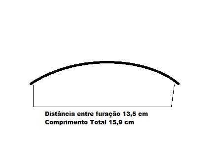 Puxadores em aço inoxidável - Lote 8 unid