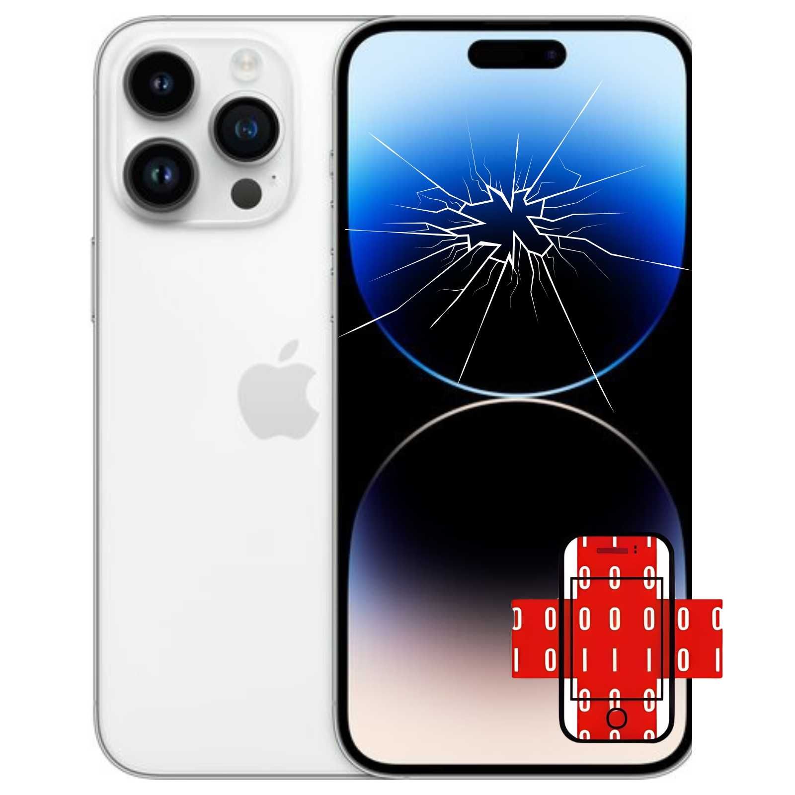 Wymiana Zbitej Szybki w iPhone 14 Pro Max montaż GRATIS!!! Warszwa