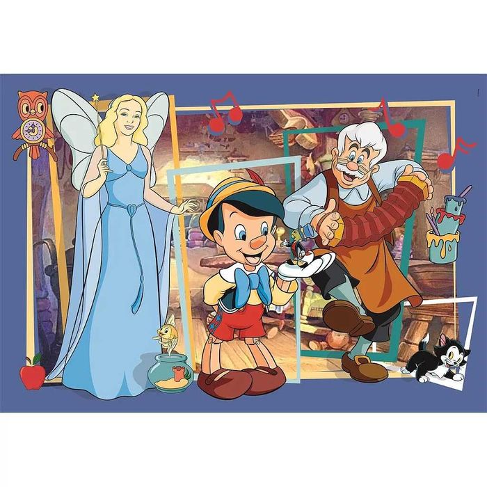 Puzzle Clementoni Disney Classics Pinocchio Super Color 38x27cm 104 pc