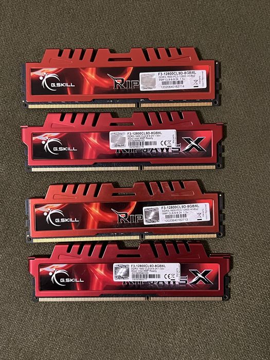 G.Skill Ripjaws X DDR3-1600 16GB F3-12800CL9D-8GBXL