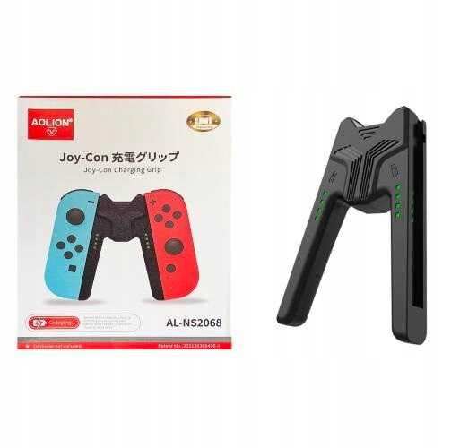 Uchwyt Grip ładujący 2x Joy-Con Nintendo Switch * Video-Play Wejherowo