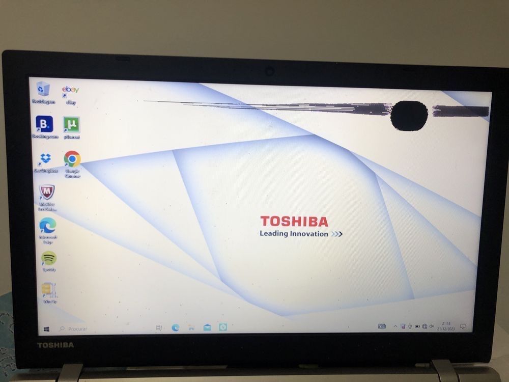 Portátil Toshiba satellite I5 de 15,6''