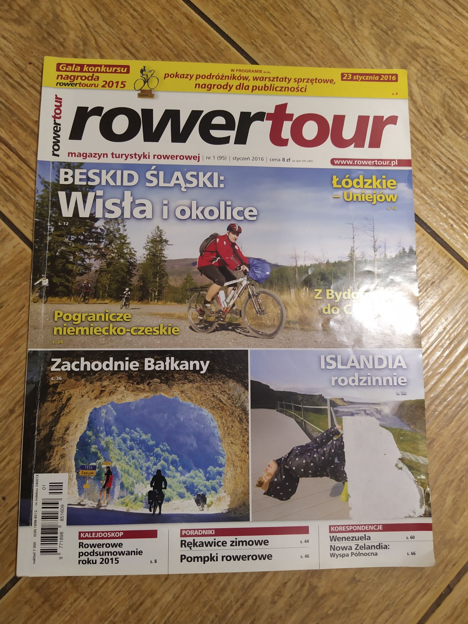 Gazeta czasopismo Rowertour styczeń 2016