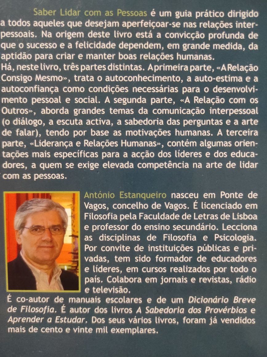 Saber lidar com as pessoas de Antônio Estanqueiro