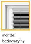 Żaluzje poziome 25mm zestaw  - 1300x538 i 1300x620mm