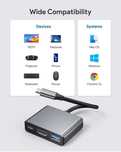 Adapter TYP C thunderbolt do HDMI USB 4K konwerter