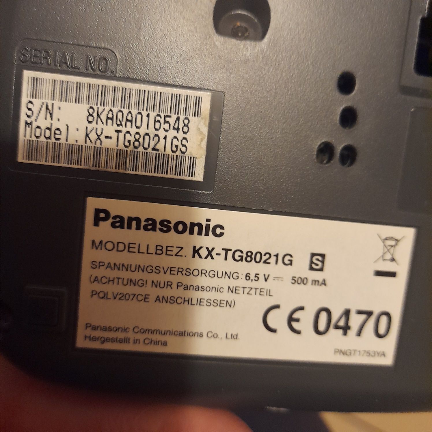 Telefon domowy bezprzewodowy panasonic-40zł