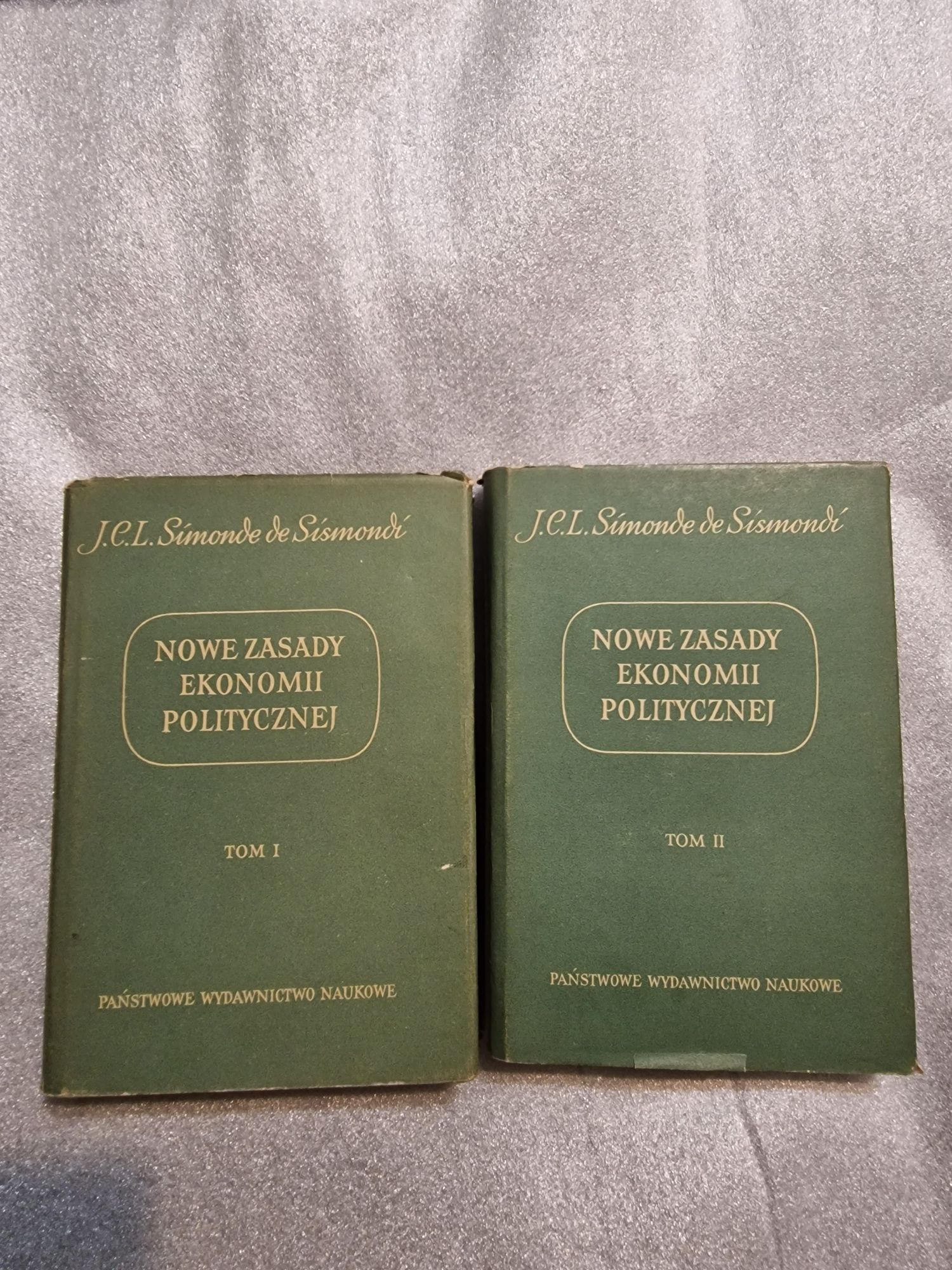 Nowe zasady ekonomii politycznej tom 1 i 2 Simonde de Sismondi