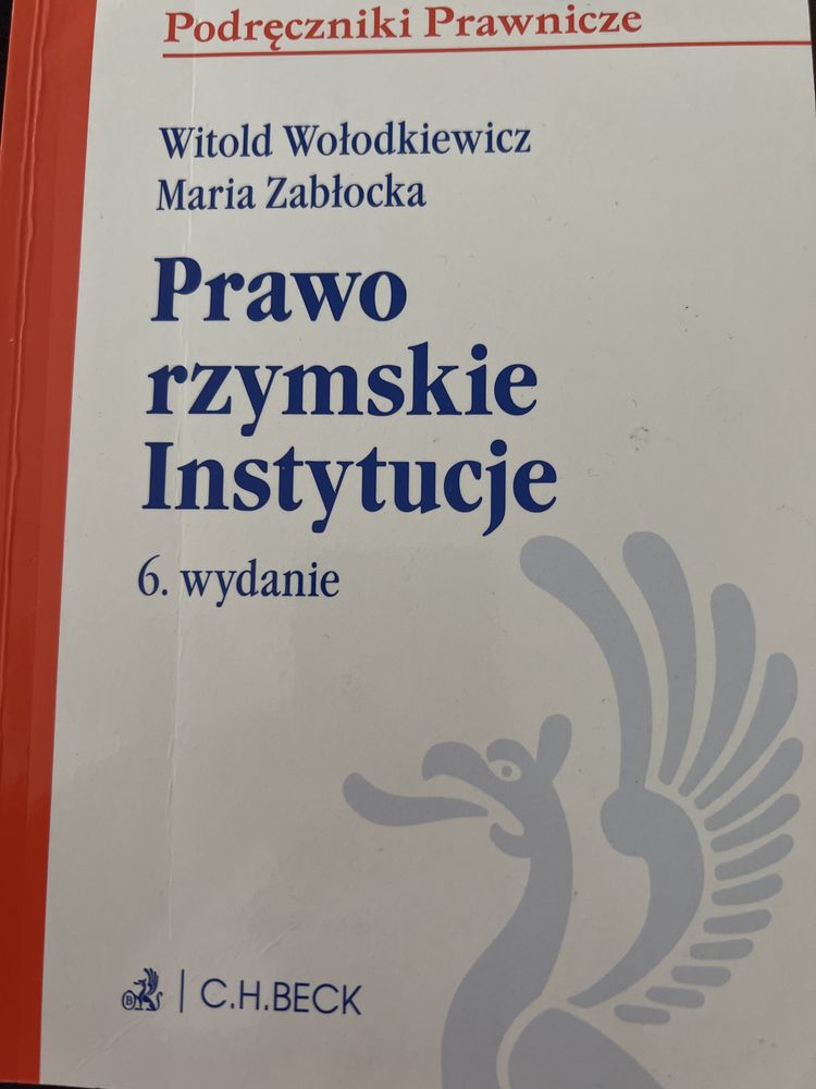 Prawo rzymskie Instytucje