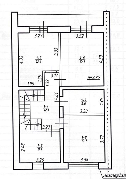 Продам зданий таунхаус в Крихівцях з чорновим ремонтом у закритому ЖК
