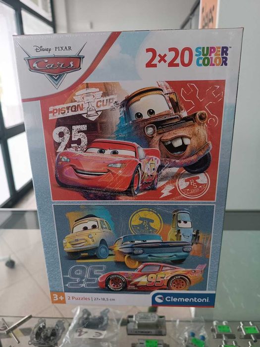 Puzzle Clementoni Disney Cars SuperColor 27x18,5cm 2x20 peças