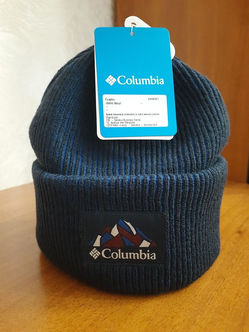 Шапка Columbia Provisions Cuffed Beanie - collegiate navy/mountain