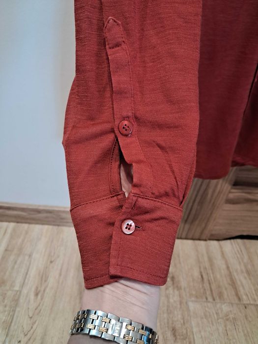 Koszula damska Massimo Dutti, lyocell i wełna, r. S