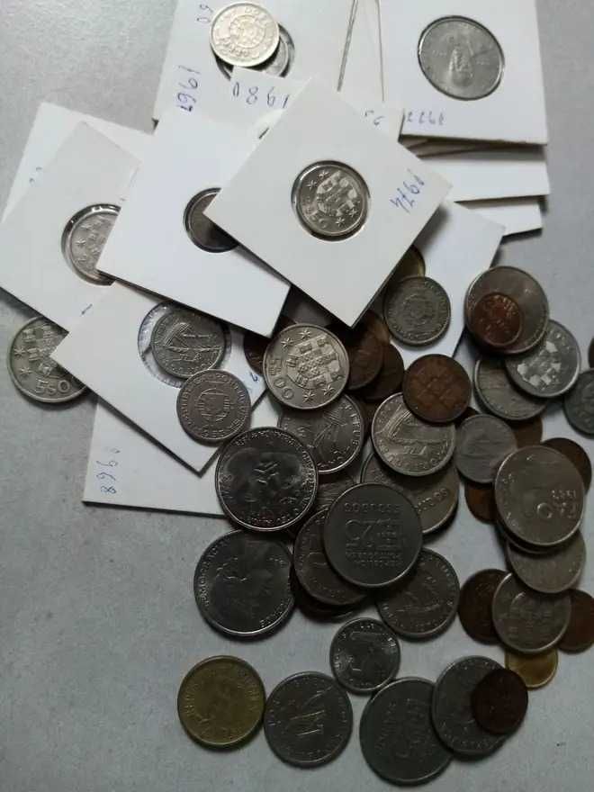 Lote de moedas portuguesas