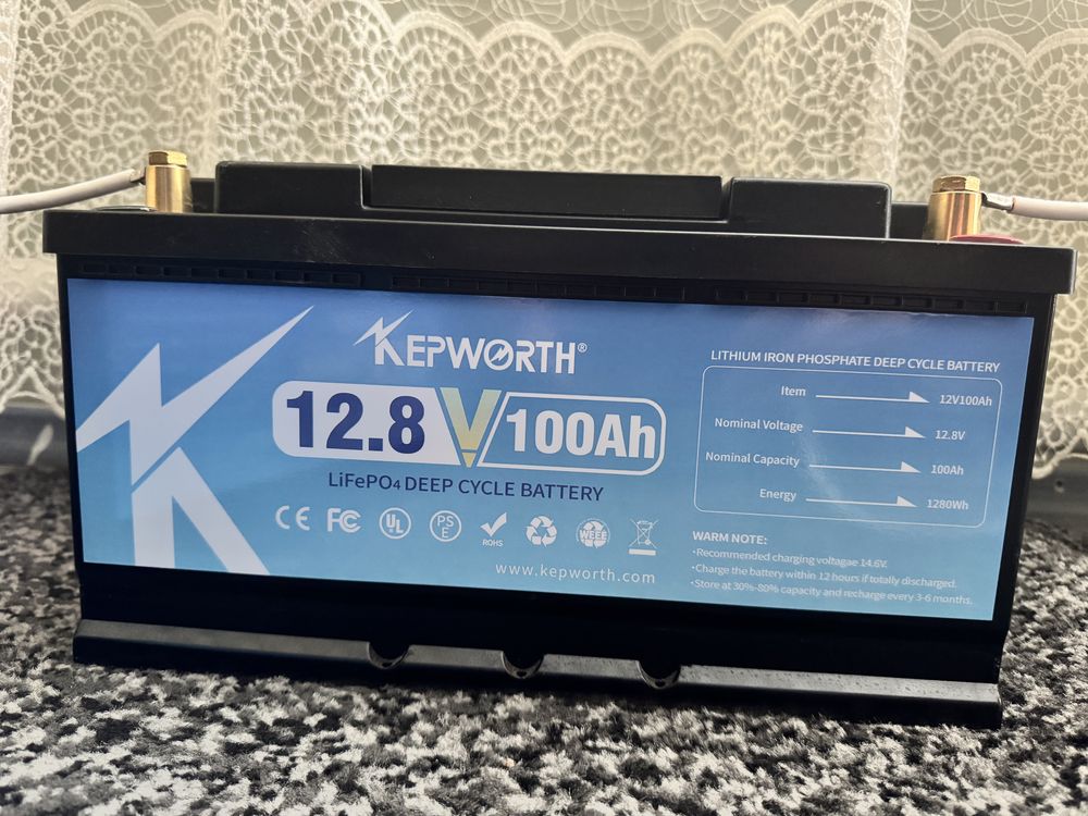 Акумуляторна батарея LiFePO4 Kepworth 12v 100Ah 1280wh