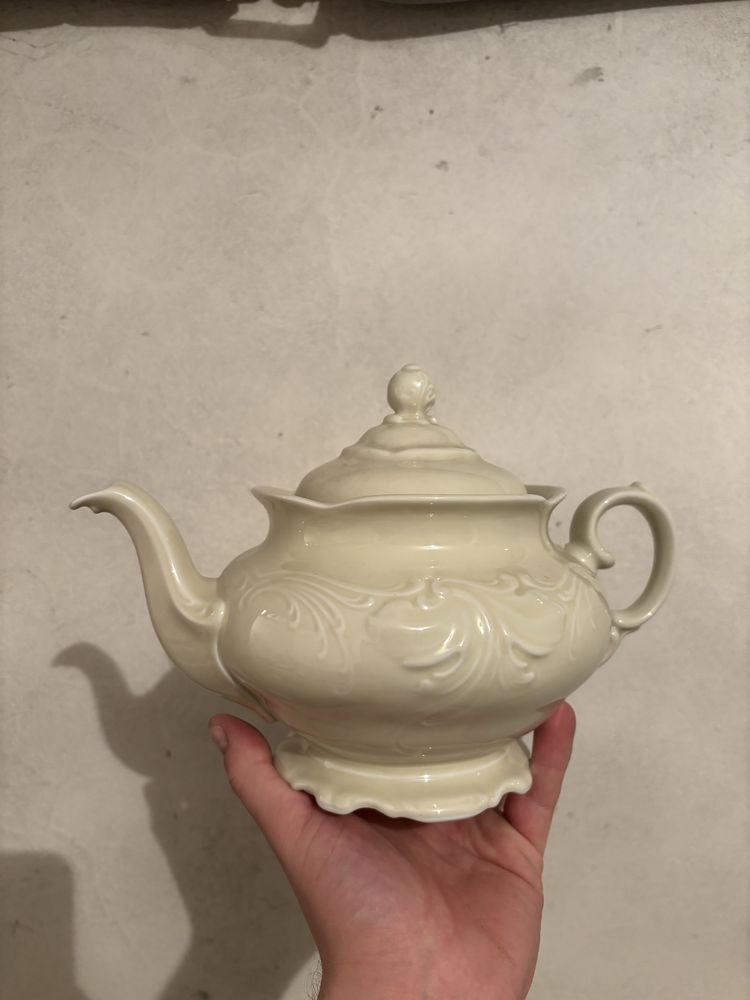 Serwis kremowy Kristoff Fryderyka cream porcelana wałbrzych