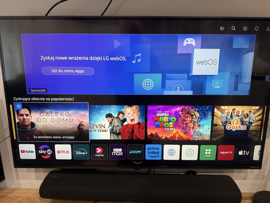 Telewizor LG 43NANO753PR – 43 cale, 4K UHD, Smart TV