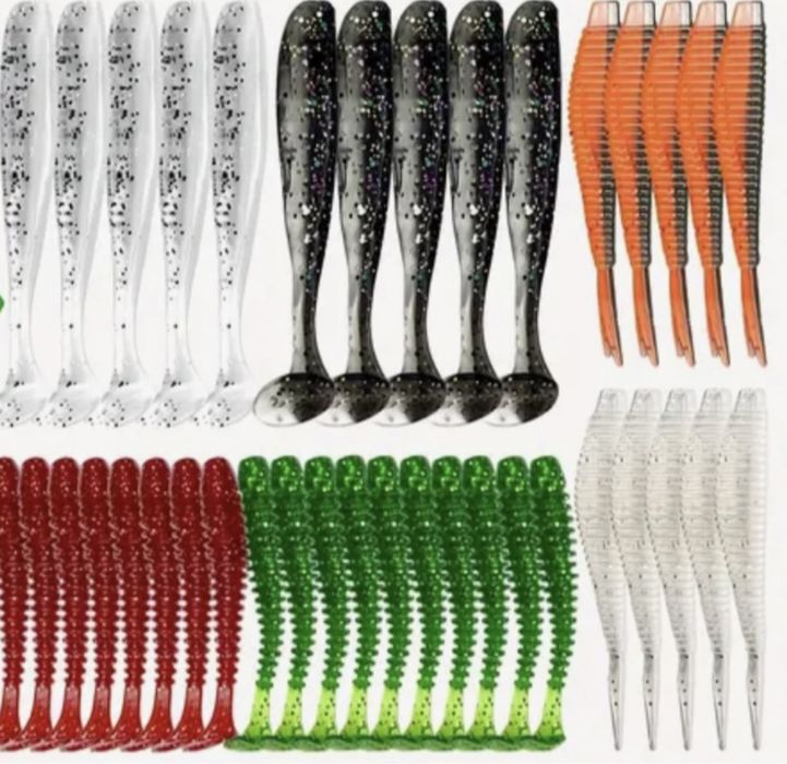 Набор снастей 284 предмета в кейсе набір блешень риболовних приманок