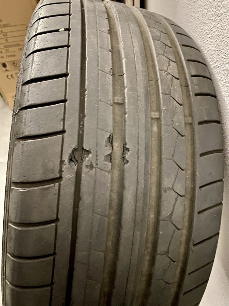 Opony letnie 5mm Dunlop 2x 275/40/19 z 2019r